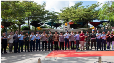 Peresmian Monumen Pesawat TNI-AU Lanud Wiriadinata di Taman Kota Tasikmalaya